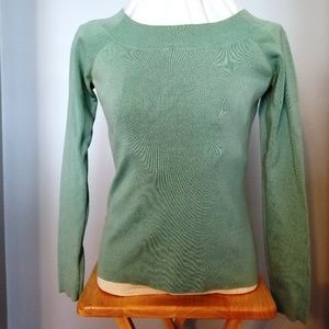 Ann Taylor Loft seafoam silk sweater, Medium
